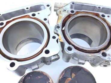 Aprilia RSV 1000 Tuono Factory Motor Zylinder Kolben vorne hinten